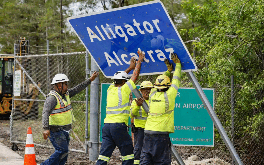 Filtración expone desvío millonario de fondos de emergencia para centro de detención migratoria ‘Alcatraz de los Caimanes’