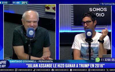 Santiago O´Donnell sobre Assange: «Mi gran orgullo es que nadie lo entrevistó más veces ni más horas que yo en todo el mundo»
