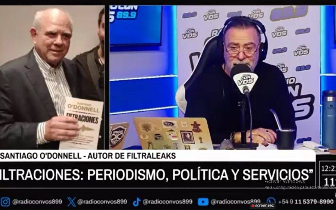 O´Donnell junto a Sietecase habló sobre la filtración de los audios de Milei